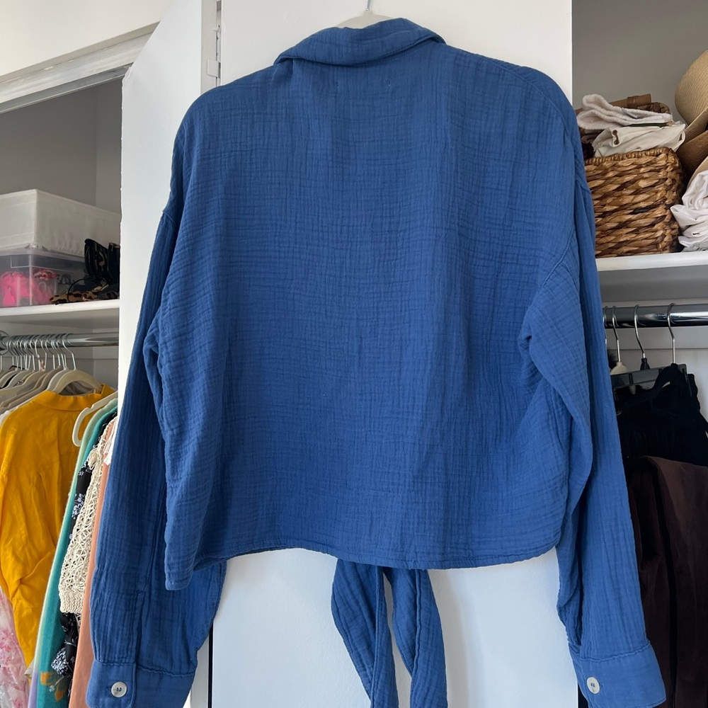 Mango Linen Blue Set - Picture 3 of 5
